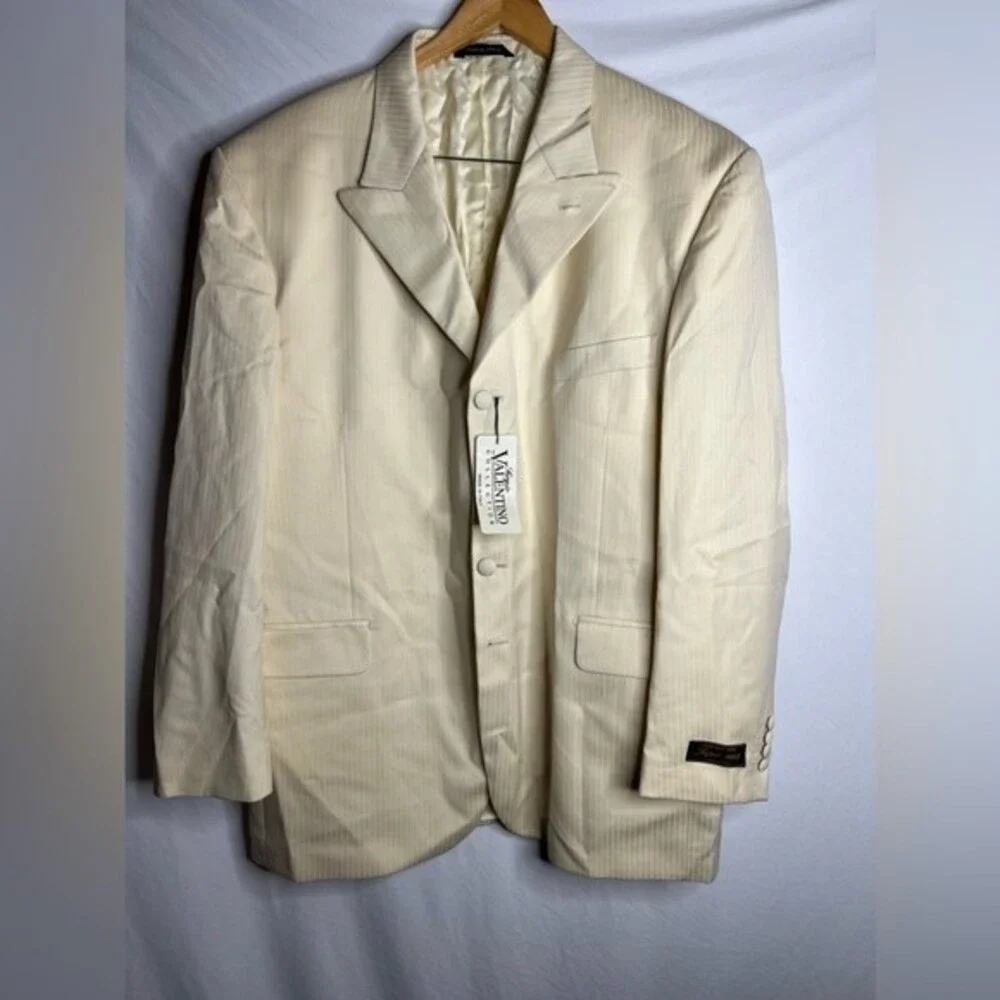 Sergio Valentino Mens Blazer Suit Size 58 Drop 6 L/ Usa 42